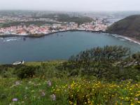 Monte da Guia Blick auf Porto Pim und Horta - Insel Faial